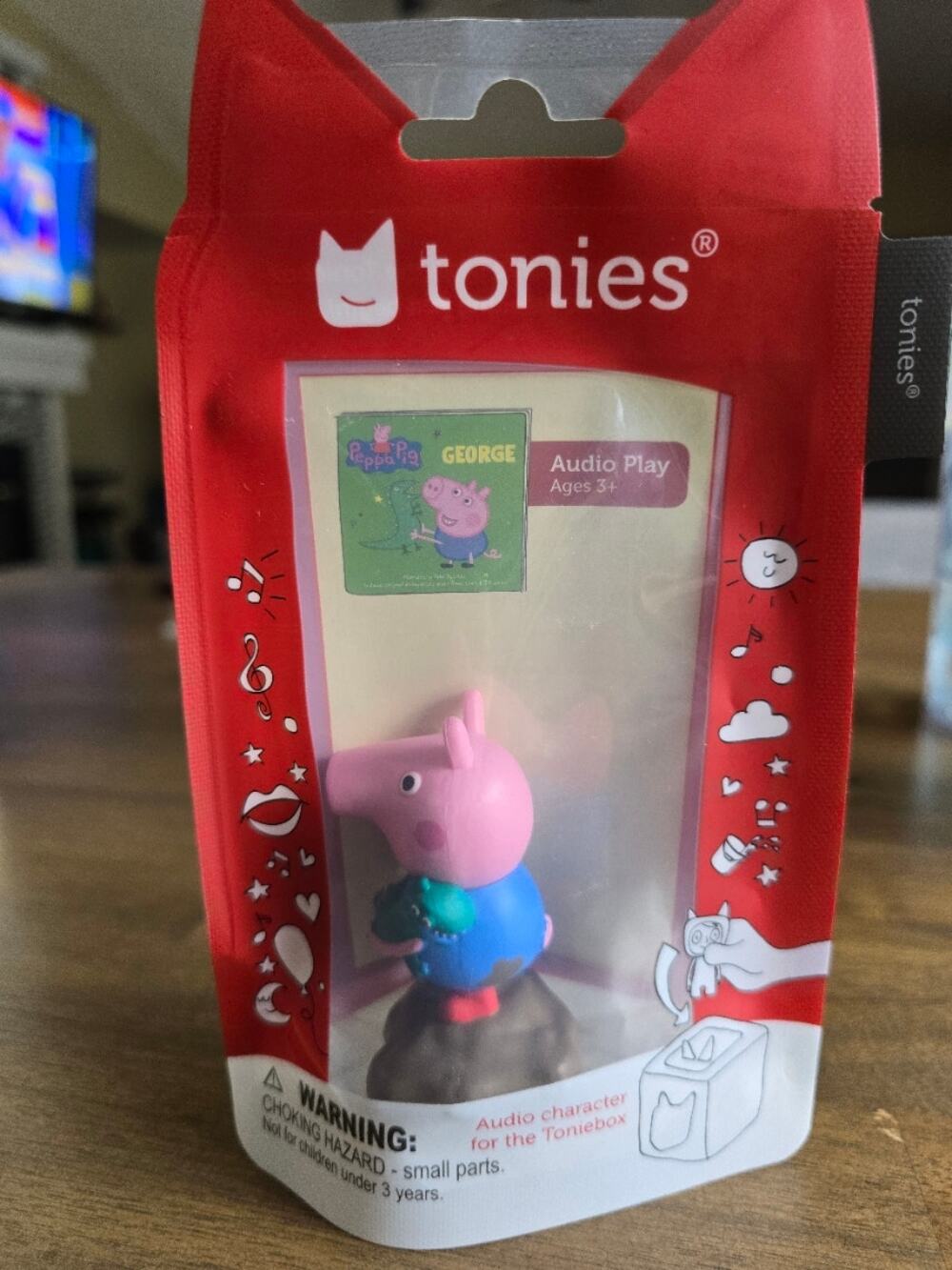 Tonies Peppa Pig George Audio Play Character Figure NIB Sealed